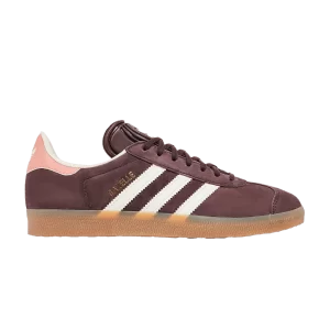 adidas Wmns Gazelle 'Shadow Brown' Baskets Marron ombre/Blanc crème/Bubble gum IF3233