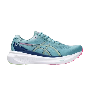 ASICS Wmns Gel Kayano 30 Wide 'Gris Blue Lime Green' Grizz Bleu/Lime Vert 1012B503 402