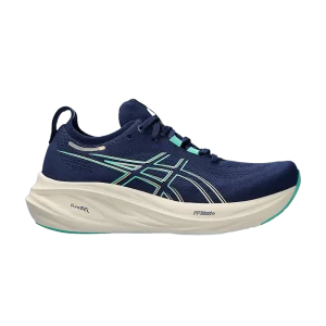 ASICS Wmns Gel Nimbus 26 Wide 'French Blue Electric Lime' Français Bleu/Electric Lime 1012B602 400