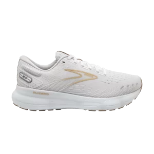 Baskets Brooks Wmns Glycerin 20 'White Khaki 'Blanc/Kaki 120369 1B 122