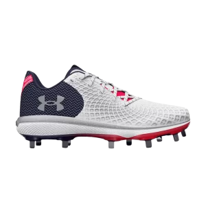 Baskets Under Armour Wmns Glyde 2 MT LE 'USA 'Blanc/Midnight Navy/Argent Métallique 3026602 100