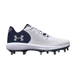 Baskets Under Armour Wmns Glyde 2 MT 'White Midnight Navy' Blanc/Midnight Navy/Metallic Silver 3026601 103