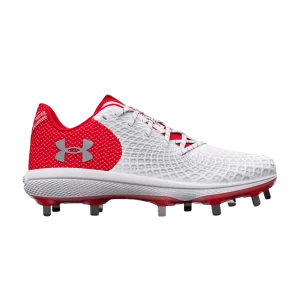 Baskets Under Armour Wmns Glyde 2 MT 'Blanc Rouge 'Blanc/Rouge/Argent Métallique 3026601 104