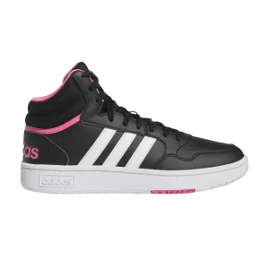 adidas Wmns Hoops 3.0 Mid 'Black Pink Fusion' Noir/Blanc Nuage/Rose Fusion IG7896