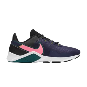 Nike Wmns Legend Essential 2 'Blackened Blue Sunset Pulse' Bleu noirci/Sarcelle atomique foncé/Cyber/Sunset Pulse CQ9545 401