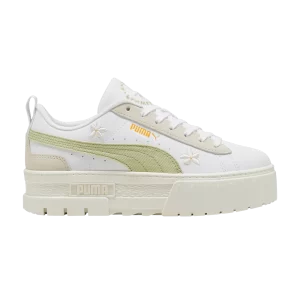 Baskets Puma Wmns Mayze 'Floral Broderie – Blanc Pistache Vert 'Blanc/Vert Pistache 399674 01
