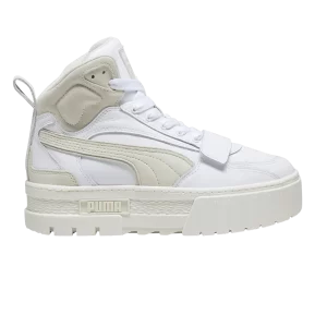 Baskets Puma Wmns Mayze Mid Premium 'White Warm White 'Blanc/Blanc chaud 393083 01