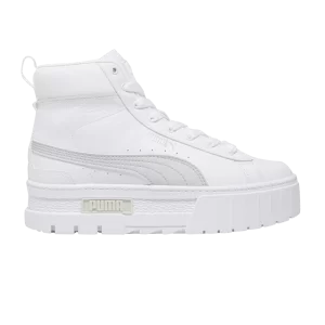 Baskets Puma Wmns Mayze Mid 'White Ash Grey 'Blanc/Ash gris 381170 08