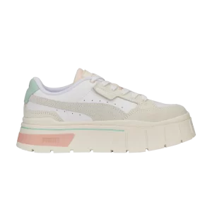 Baskets Puma Wmns Mayze Stack Luxe 'White Marshmallow 'Blanc/Marshmallow 389853 04