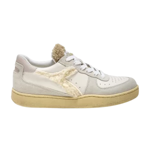 Baskets Diadora Wmns Mi Basket Low 'Chalet' Blanc 201181236 20006