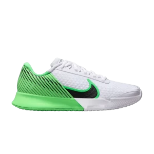 Baskets Wmns NikeCourt Air Zoom Vapor Pro 2 HC 'White Poison Green 'Blanc/Poison vert/Noir DR6192 105