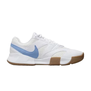 Baskets Wmns NikeCourt Lite 4 'Blanc Light Blue Gum 'Blanc/Voile/Bubble Gum Marron Clair/Bleu Clair FD6575 106