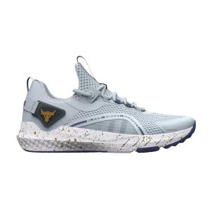 Under Armour Wmns Project Rock BSR 3 'Halogen Blue Metallic Gold' Baskets Bleu Halogène/Bleu Mat/Or Métallique 3026458 401