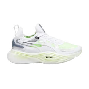 Baskets Puma Wmns PWR XX Nitro Squared 'White Speed Green 'Blanc/Speed Green 378688 02