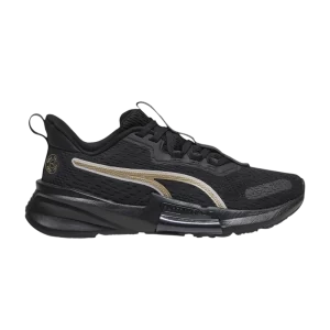 Baskets Puma Wmns PWRFrame TR 2 'Logo Love 'Noir/Or métallisé 378792 01