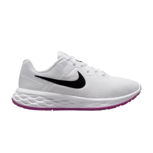 Nike Wmns Revolution 6 Next Nature 'Blanc Vivid Purple' Blanc/Gris brillant/Violet brillant/Noir DC3729 106