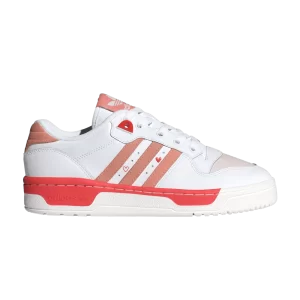 Adidas Wmns Rivalry Low 'Valentine's Day 2024' Baskets Blanc Nuage/Miracle Clay/Rouge vif ID5837