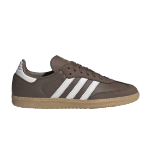 adidas Wmns Samba OG 'Earth Strata' Baskets Earth Layers/Blanc Chaussures/Or Métallique IE6522