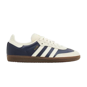 adidas Wmns Samba OG 'Night Indigo Crew White' Indigo nuit/Crème blanche/Or métallique IG1968