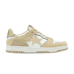 Baskets BAPE Wmns Sk8 Sta #3 'Beige 'Beige 1J80291057 BEI