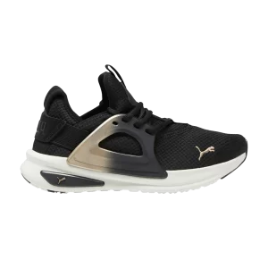 Baskets Puma Wmns Softride Enzo Evo Molt Metallic 'Black Gold 'Noir/Or/Blanc chaud 378733 01