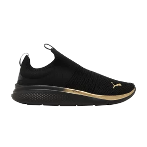 Baskets Puma Wmns Softride Pro Echo Slip Metal 'Black Gold 'Noir/Or 378782 01
