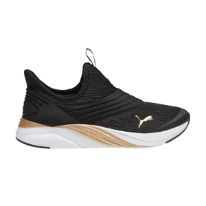 Baskets Puma Wmns Softride Sophia 2 'Slip Metal – Noir 'Noir/Or/Blanc 378789 01