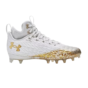 Under Armour Wmns Spotlight Clone MC 'White Metallic Faded Gold' Baskets Blanc/Or terni métallique 3026343 100
