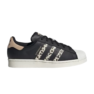 adidas Wmns Superstar 'Black Beige Leopard' Baskets Noir/Blanc/Beige Magique IF7616