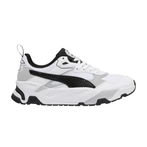 Puma Wmns Trinity 'White Black' Baskets Blanc/Noir/Gris clair froid 395490 01