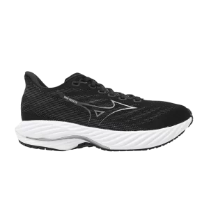 Mizuno Wmns Wave Rider 28 Super Wide 'Black Silver' Noir/Argent J1GD240622