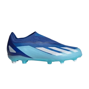 adidas X Crazyfast.1 Laceless FG J 'Marinerush Pack' Royal brillant/Blanc nuage/Rouge ensoleillé IE6643