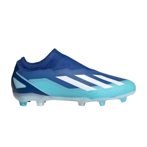 adidas X Crazyfast.3 Laceless FG J 'Marinerush Pack' Royal brillant/Blanc nuage/Rouge ensoleillé ID9356