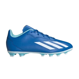 adidas X Crazyfast.4 FG J 'Marinerush Pack' Royal brillant/Blanc nuage/Rouge ensoleillé IE1587