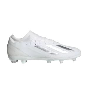 adidas X Crazyfast League FG 'Blanc Argent Métallique' Blanc Nuage/Argent Métallique/Blanc Nuage IG9117