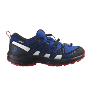 Salomon XA Pro V8 CSWP Junior 'Lapis Blue Black' Bleu lapis/Noir/Rouge feu L47126200