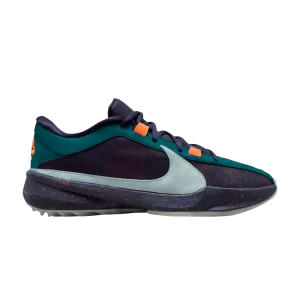 Nike Zoom Freak 5 'Nigerian Nightmare' Sarcelle géode/Encre violet/Orange total/Jade Ice DX4985 300
