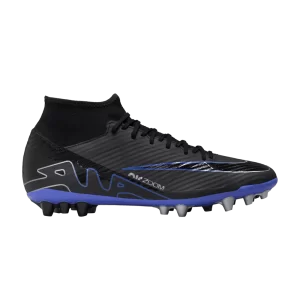 Nike Zoom Mercurial Superfly 9 Academy AG 'Shadow Pack' Noir/Hyper Royal/Chrome DJ5622 040
