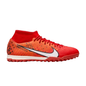 Nike Zoom Mercurial Superfly 9 Academy MDS TF 'Dream Speed – Light Crimson' Framboise clair/Mangerine brillante/Noir/Ivoire pâle FD1166 600