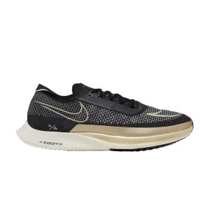Nike ZoomX Streakfly 'Black Metallic Gold Grain' Noir/Blanc/Voile/Or Grain Métallisé DJ6566 001