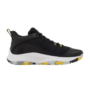 Under Armour 3Z5 Curry 'Black White' Baskets Noir/Blanc/Jaune/Gris 3023087 004