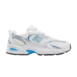 New Balance 530 Baskets 'White Sky Blue' Blanc/Argent Métallisé/Bleu Ciel MR530DRW