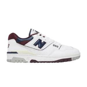 New Balance 550 Baskets 'Burgundy Natural Indigo' Blanc/Bourgogne/Indigo Naturel BB550NCD