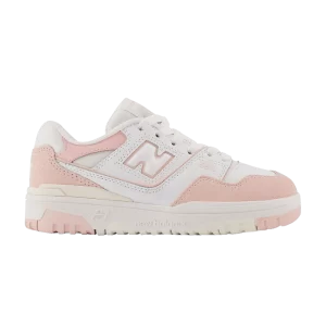 New Balance 550 Little Kid Baskets 'White Pink Haze' Blanc/Rose Haze PSB550CD