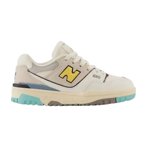 New Balance 550 Little Kid Baskets 'White Surf' Blanc/Surf PSB550SC