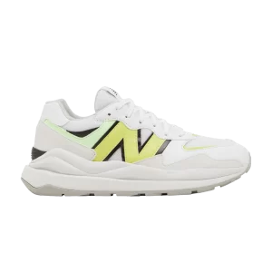 New Balance 57/40 Baskets 'White Lemonade' pour Grand Enfant Blanc/Limonade GC5740SA