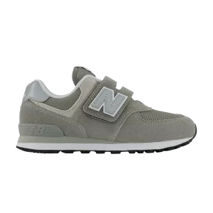 New Balance 574 Hook and Loop Little Kid 'Core Pack - Gris Blanc 'Gris/Blanc PV574EVG