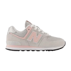 New Balance 574 Little Kid Wide 'Core Pack – Rain Cloud Pink Haze 'Rain Cloud/Pink Haze PC574EVK W