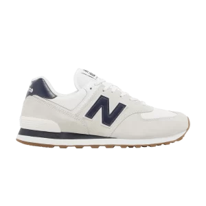New Balance 574 Baskets 'White Navy Gum' Blanc/Marine ML574TF2