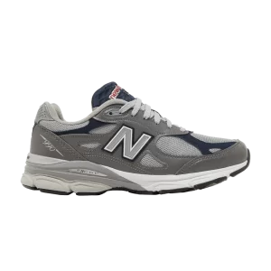 Baskets New Balance 990v3 Made in USA 'Elephant Grey' Gris Elephant/Navy M990GJ3